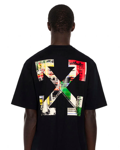 OFF-WHITE BLACK INDUSTRIAL ARROW SKATE T-SHIRT