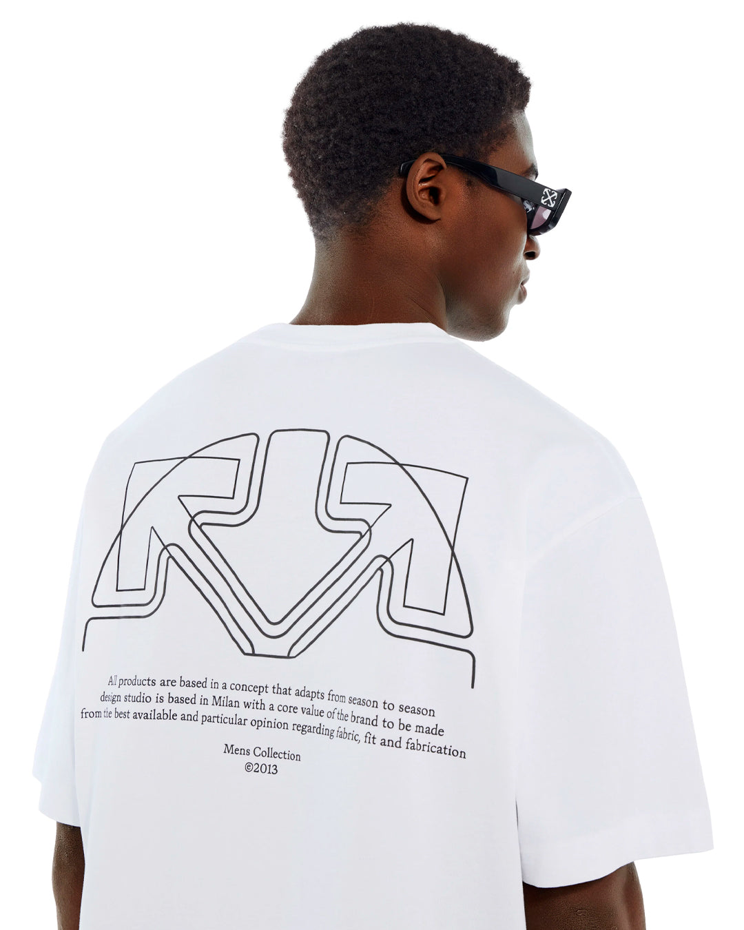 OFF-WHITE OFFLINE HALF ARROW SKATE T-SHIRT