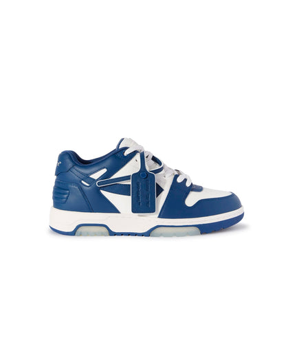 OFF-WHITE OUT OF OFFICE CALF LEATHER WHITE/ROYAL BLUE