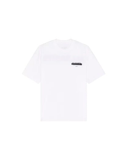 ALLSAINTS REDACT OVERSIZED EMBROIDERED LOGO T-SHIRT