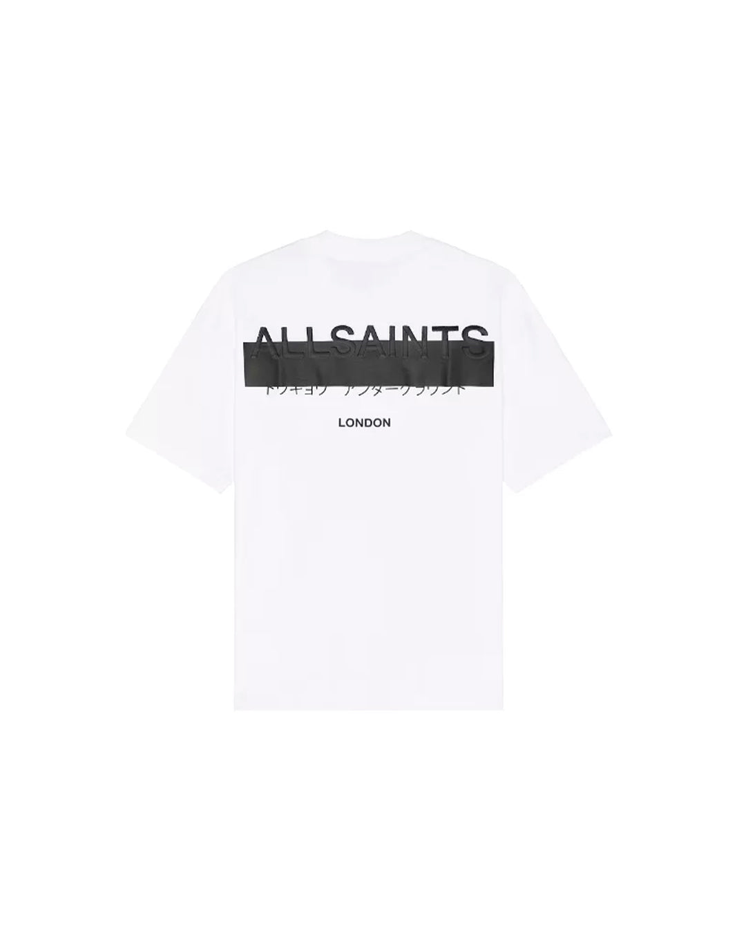 ALLSAINTS REDACT OVERSIZED EMBROIDERED LOGO T-SHIRT