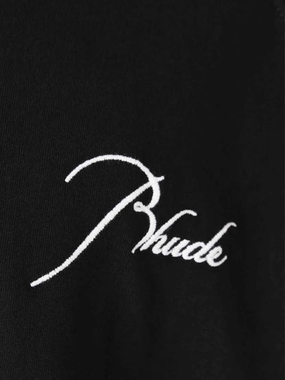 RHUDE CLASSIQUE RAGLAN TEE BLACK