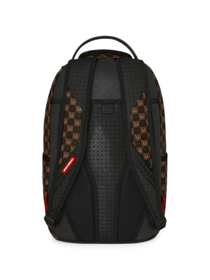 MOCHILA SPRAYGROUND SHARKS IN PARIS WTF BUBBLE BROWN CHECK