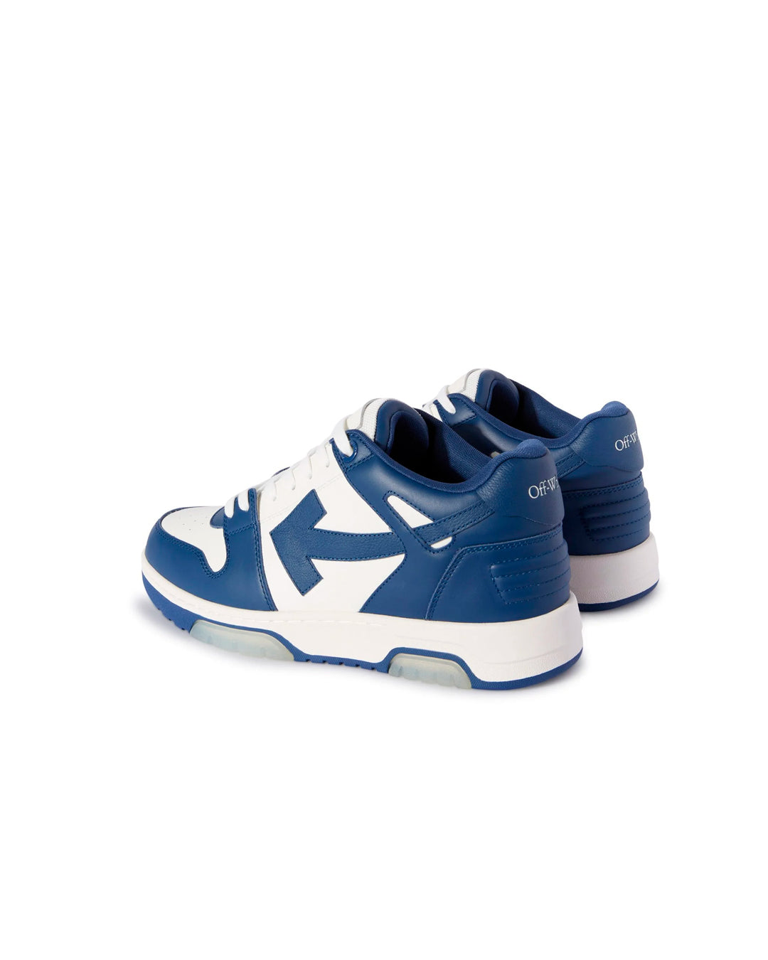 OFF-WHITE OUT OF OFFICE CALF LEATHER WHITE/ROYAL BLUE