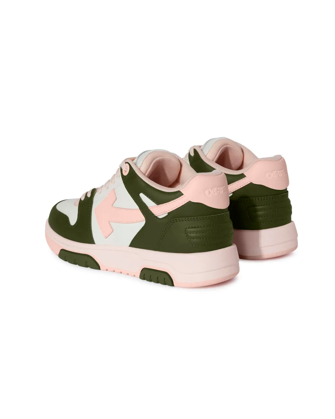 OFF-WHITE OUT OF OFFICE MILITARY GREEN PINK MUJER