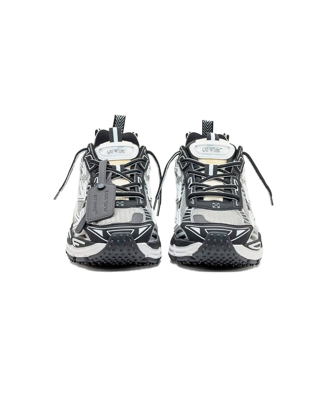 OFF-WHITE BE RIGHT BACK RUNNING GRAY BLACK