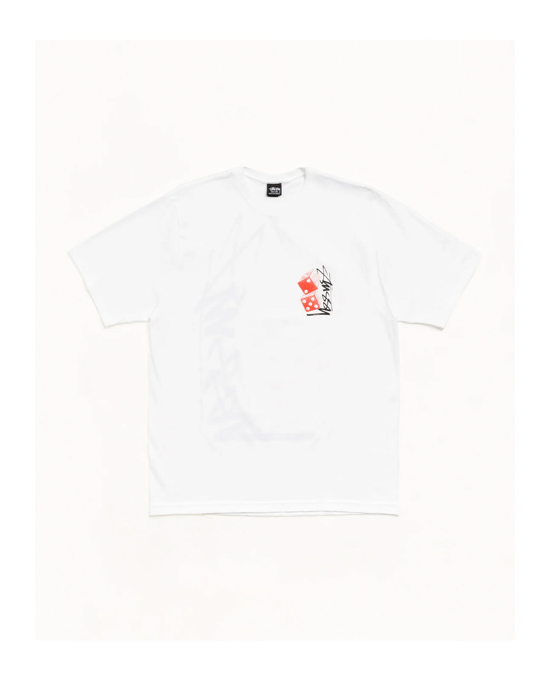 STÜSSY TALL DICE TEE WHITE