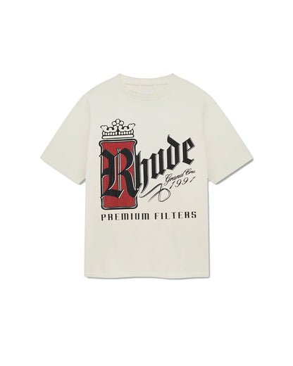 RHUDE FUMAR 91 TEE WHITE
