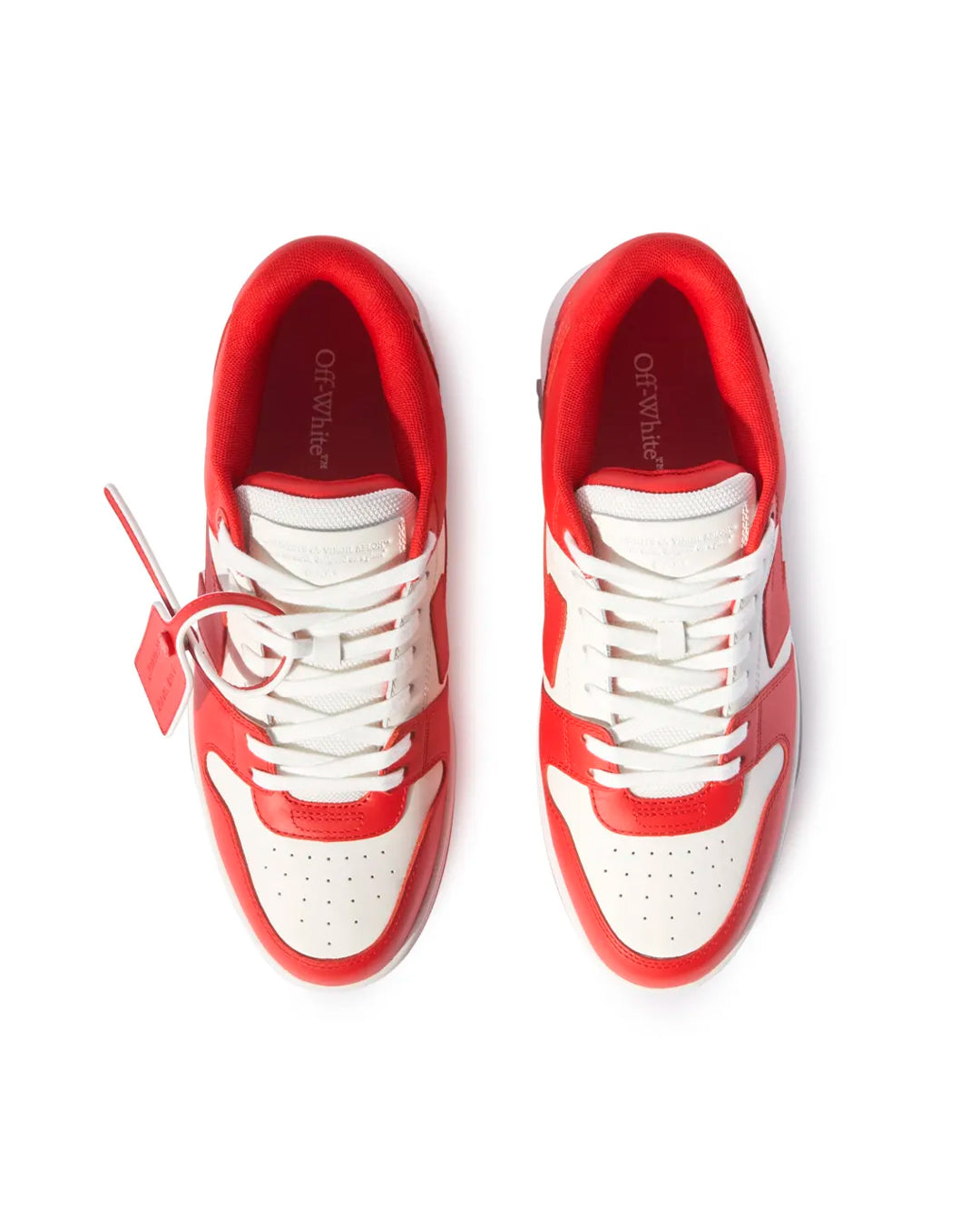 OFF-WHITE OUT OF OFFICE RED WHITE HOMBRE