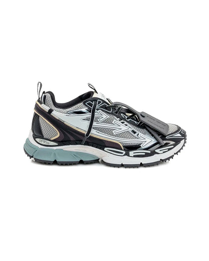OFF-WHITE BE RIGHT BACK RUNNING GRAY BLACK
