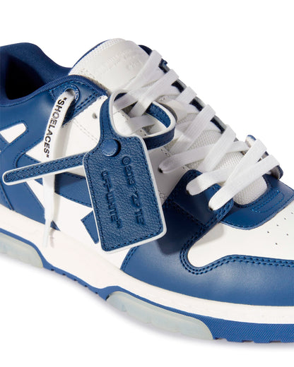 OFF-WHITE OUT OF OFFICE CALF LEATHER WHITE/ROYAL BLUE