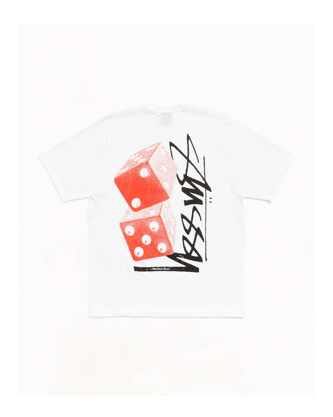 STÜSSY TALL DICE TEE WHITE
