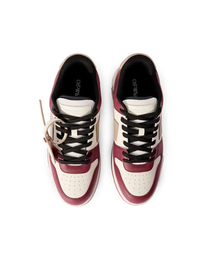 OFF-WHITE OUT OF OFFICE BURGUNDY WHITE