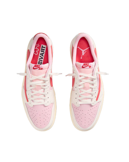 TRAVIS SCOTT x AIR JORDAN 1 LOW OG SP  TROPICAL PINK HOMBRE