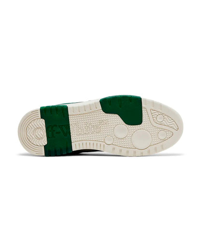 OFF-WHITE OUT OF OFFICE SUEDE GREEN WHITE HOMBRE