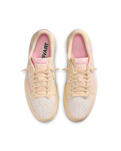 TRAVIS SCOTT x AIR JORDAN 1 LOW OG SP  SHY PINK HOMBRE