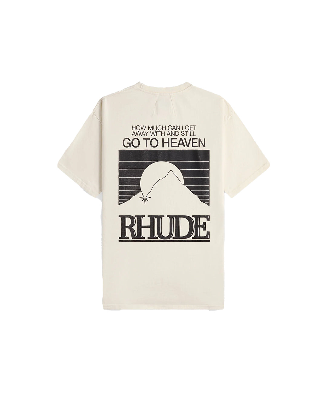 RHUDE MOONLIGHT PACK TEE VINTAGE WHITE / BLACK