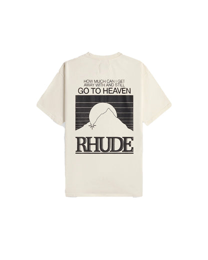 RHUDE MOONLIGHT PACK TEE VINTAGE WHITE / BLACK