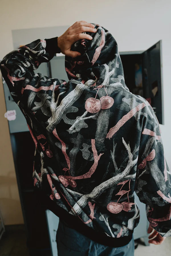 INTIKILLA PINK CAMO DOUBLE ZIP HOODIE