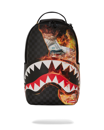 MOCHILA SPRAYGROUND SHARK FIRE CHECK DLXSV