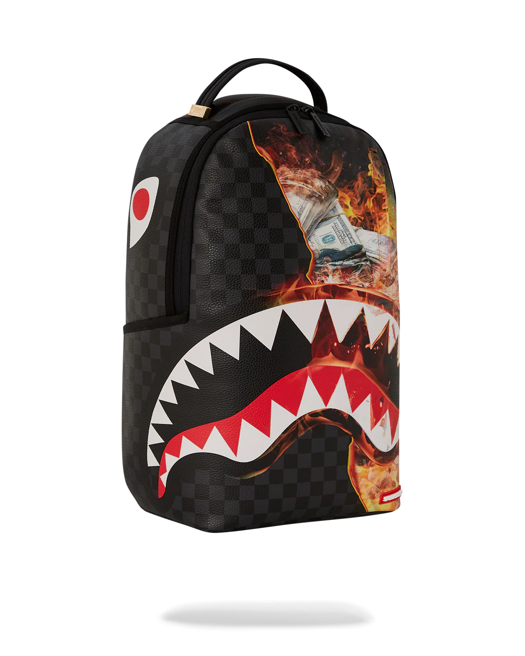 MOCHILA SPRAYGROUND SHARK FIRE CHECK DLXSV