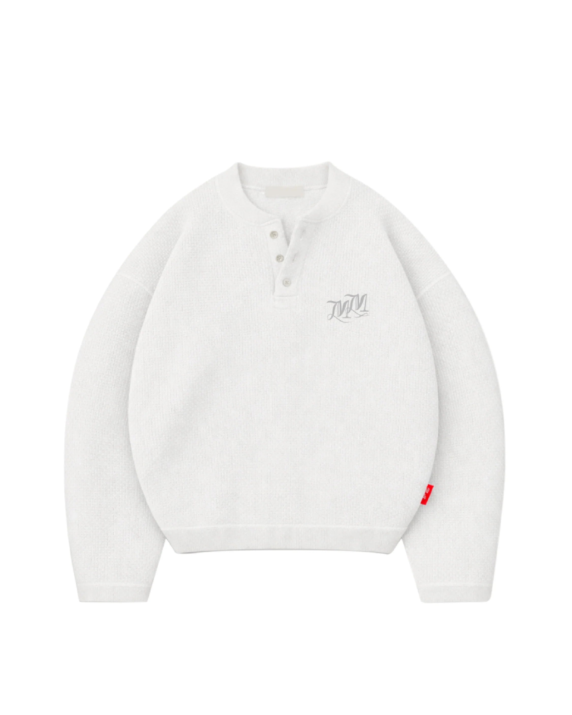 MOMNTS WHITE CORE HENLEY