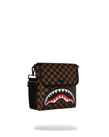 BOLSO CRUZADO SPRAYGROUND ANCHO BIG CITY EMBOSS