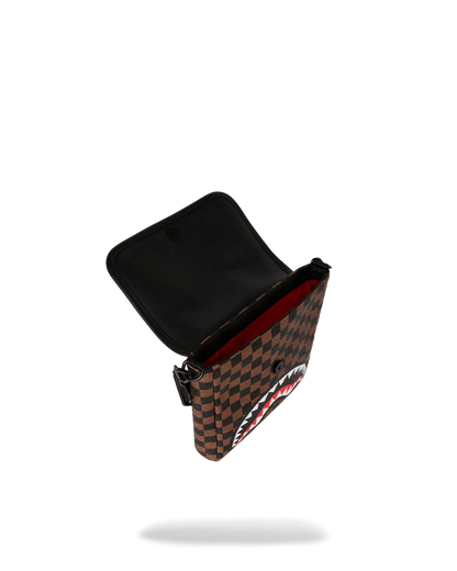 BOLSO CRUZADO SPRAYGROUND ANCHO BIG CITY EMBOSS