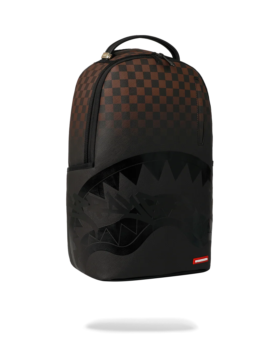 MOCHILA SPRAYGROUND BROWN CHECK GHOST DRIP