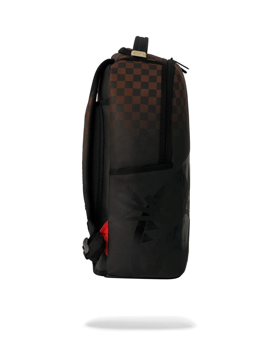 MOCHILA SPRAYGROUND BROWN CHECK GHOST DRIP
