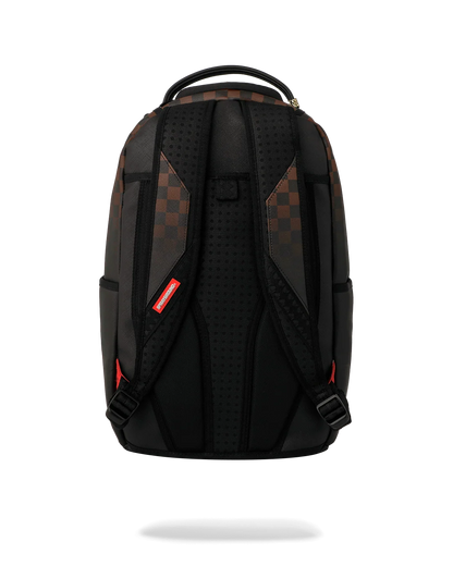 MOCHILA SPRAYGROUND BROWN CHECK GHOST DRIP
