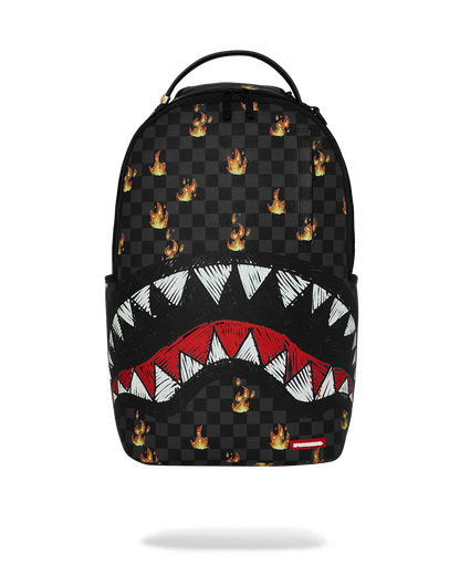 MOCHILA SPRAYGROUND SCRIBBLE FIRE CHECK
