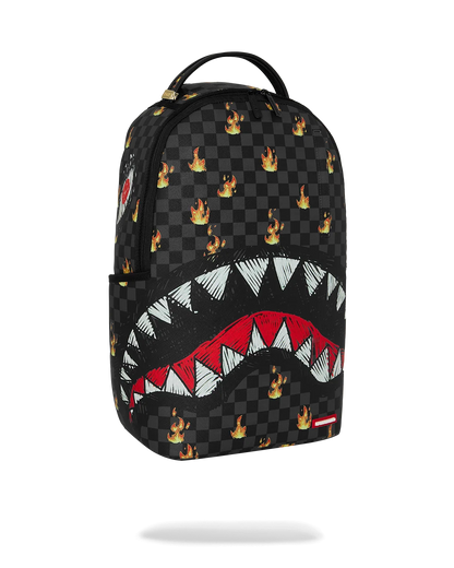 MOCHILA SPRAYGROUND SCRIBBLE FIRE CHECK