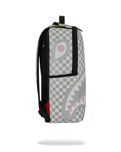 MOCHILA SPRAYGROUND CREAM CHECK UNFINISHED SHARK