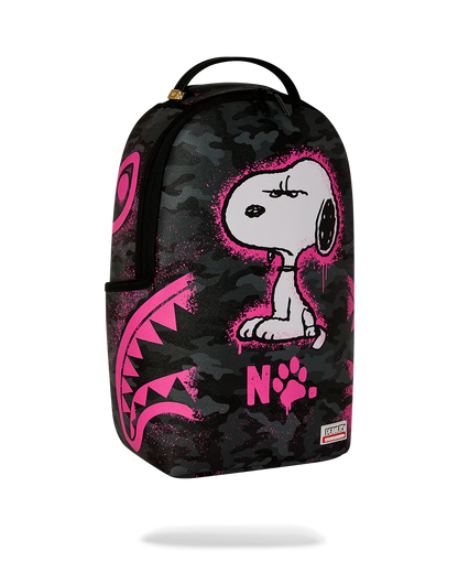 MOCHILA SPRAYGROUND PEANUTS SNOOPY PINK STENCIL