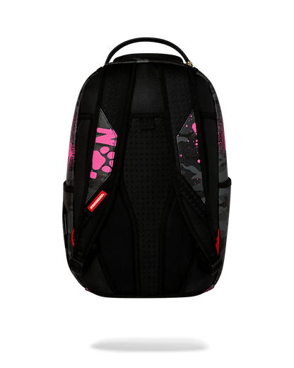 MOCHILA SPRAYGROUND PEANUTS SNOOPY PINK STENCIL