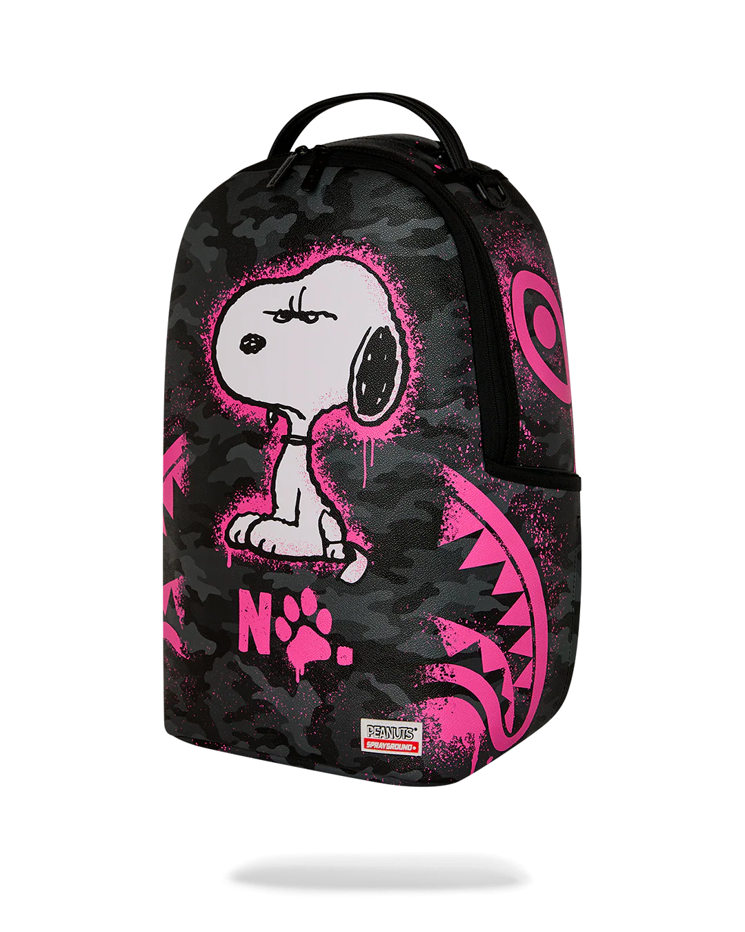 MOCHILA SPRAYGROUND PEANUTS SNOOPY PINK STENCIL
