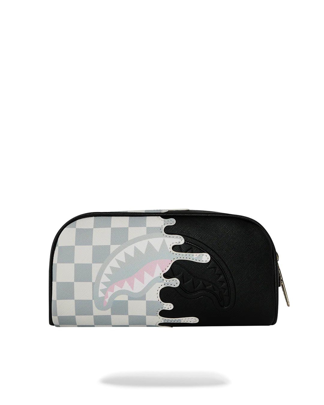 CARTUCHERA SPRAYGROUND CREAM CHECK UNFINISHED SHARK