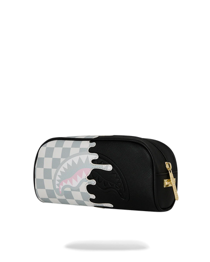 CARTUCHERA SPRAYGROUND CREAM CHECK UNFINISHED SHARK