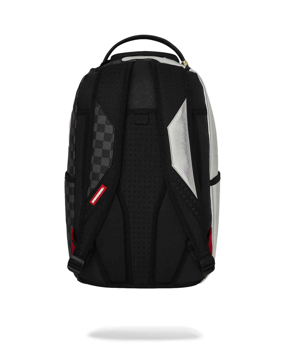 MOCHILA SPRAYGROUND SILVER SIDE DRIP BLACK CHECK
