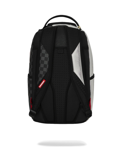 MOCHILA SPRAYGROUND SILVER SIDE DRIP BLACK CHECK