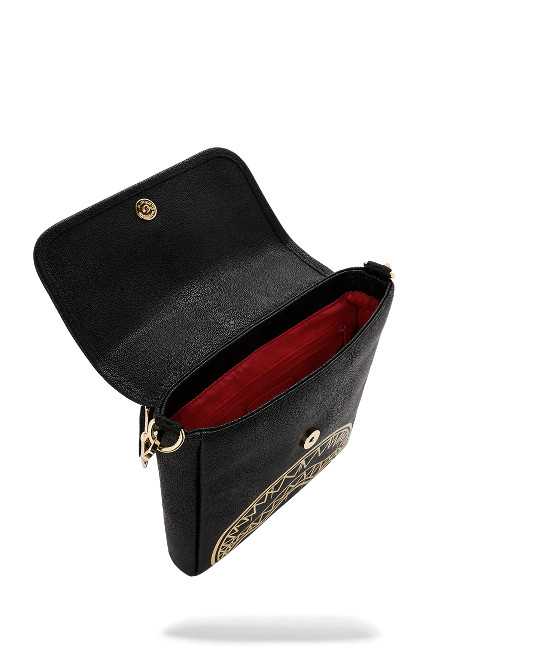 BOLSO CRUZADO SPRAYGROUND ANCHO THAT GOLD DRAP