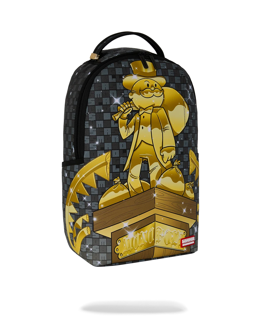 MOCHILA SPRAYGROUND MONOPOLY STATUE