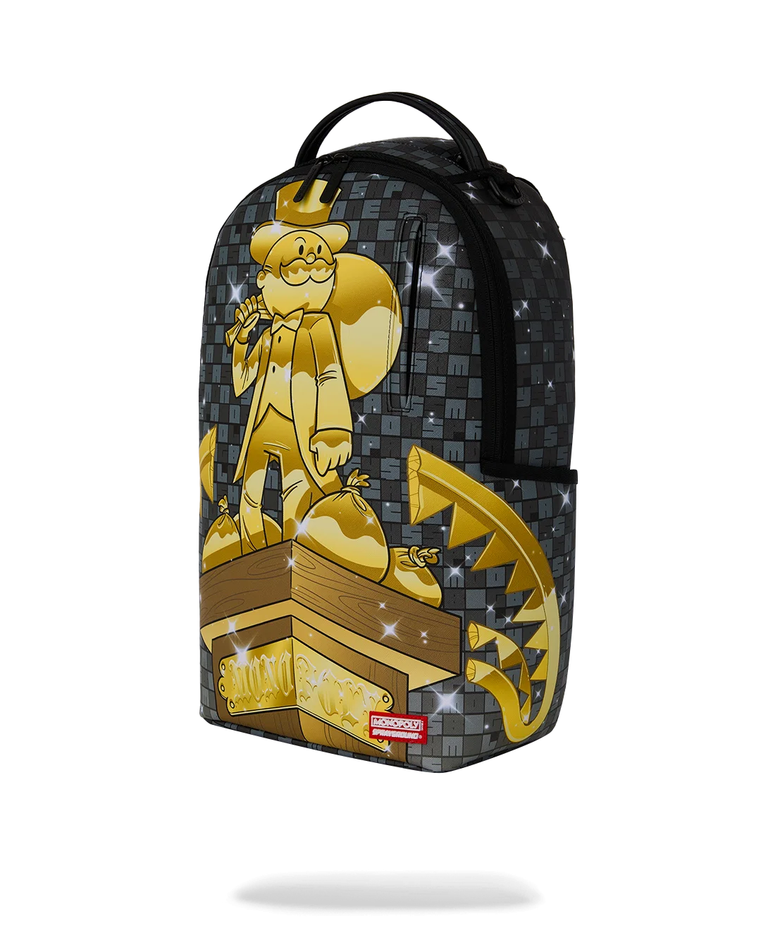 MOCHILA SPRAYGROUND MONOPOLY STATUE