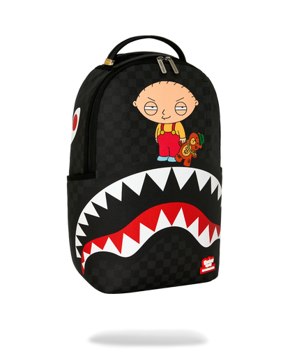 MOCHILA SPRAYGROUND FAMILY GUY STEWIE HOLDING BEAR KEYCHAIN