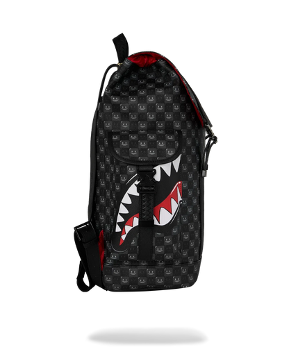 MOCHILA SPRAYGROUND MONTE CARLO SHARKS IN PARIS WTF BUBBLY BLACK CHECK