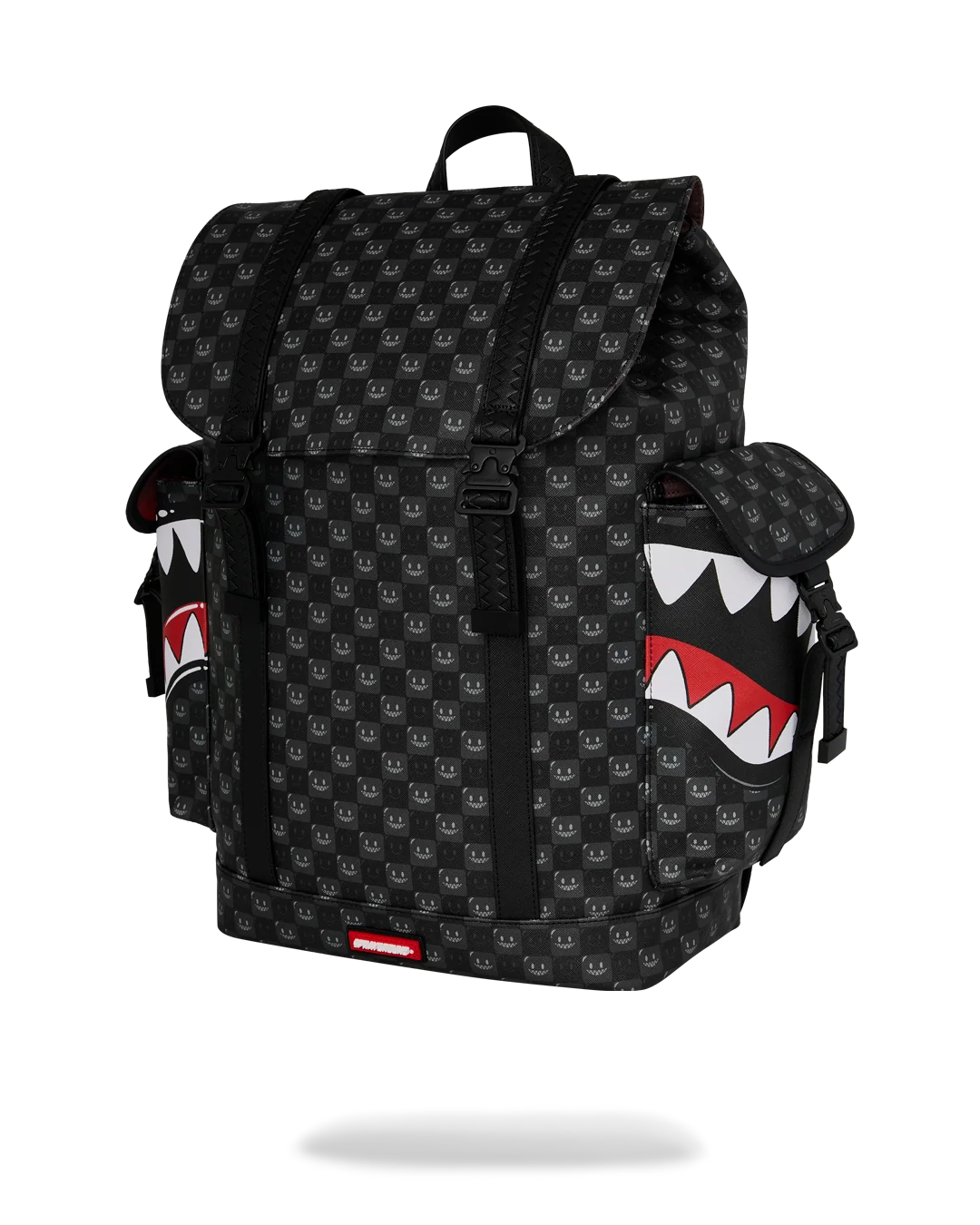 MOCHILA SPRAYGROUND MONTE CARLO SHARKS IN PARIS WTF BUBBLY BLACK CHECK