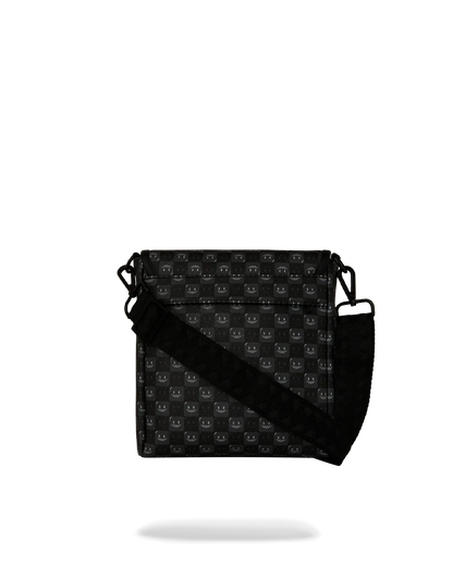 BOLSO SPRAYGROUND CRUZADO ANCHO SHARKS IN PARIS WTF BUBBLY BLACK CHECK