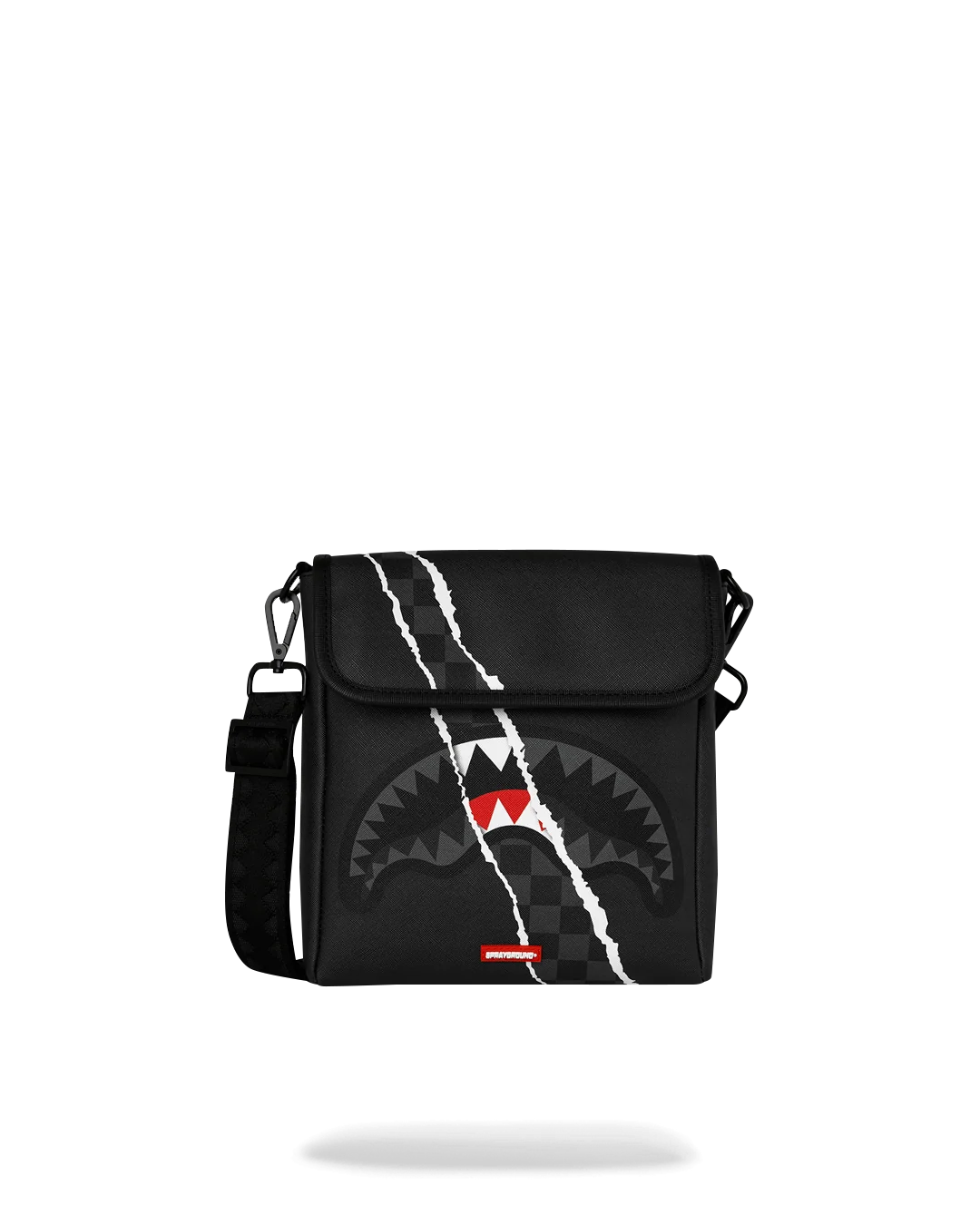 BOLSO CRUZADO SPRAYGROUND ANCHO CENTER RIP REVEALING GRAY CHECK