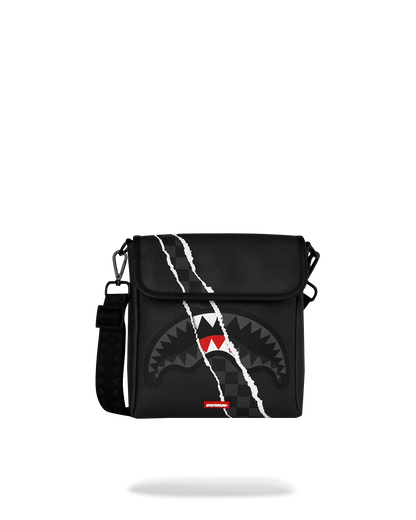 BOLSO CRUZADO SPRAYGROUND ANCHO CENTER RIP REVEALING GRAY CHECK